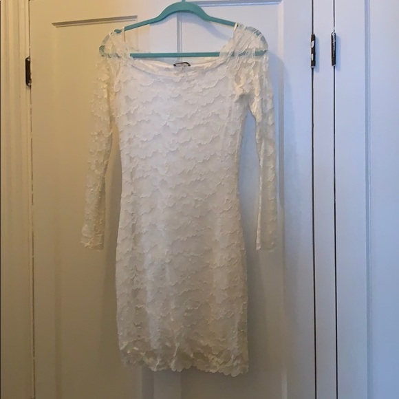 Hale Bob sz M cream Lace dress - Picture 2 of 5